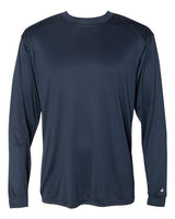 Badger 4004 Ultimate SoftLock Long Sleeve T-Shirt #color_Navy