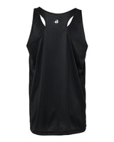 Badger 2166 Girls’ B-Core Racerback Tank Top #color_Black
