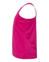 Badger 2166 Girls’ B-Core Racerback Tank Top #color_Hot Pink