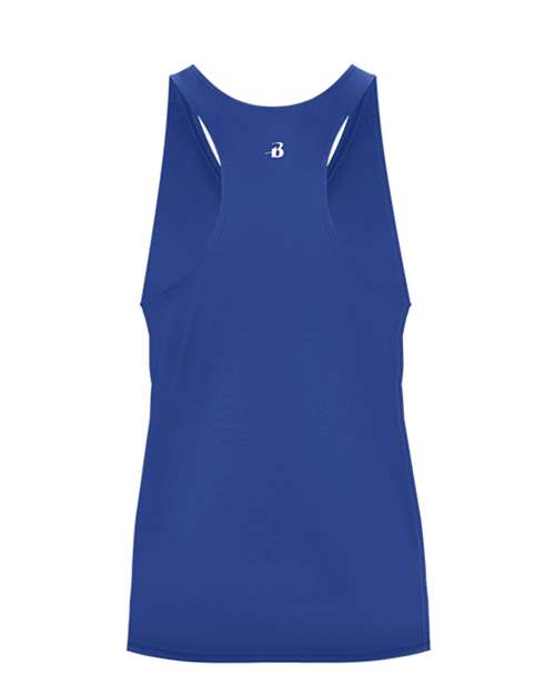 Badger 2166 Girls’ B-Core Racerback Tank Top #color_Royal