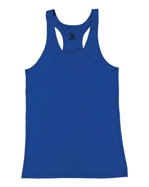 Badger 2166 Girls’ B-Core Racerback Tank Top #color_Royal