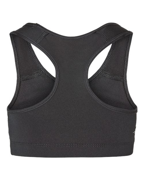Badger 2636 Girls' B-Sport Bra Top #color_Black