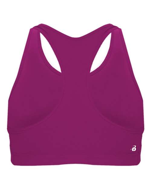 Badger 2636 Girls' B-Sport Bra Top #color_Hot Pink