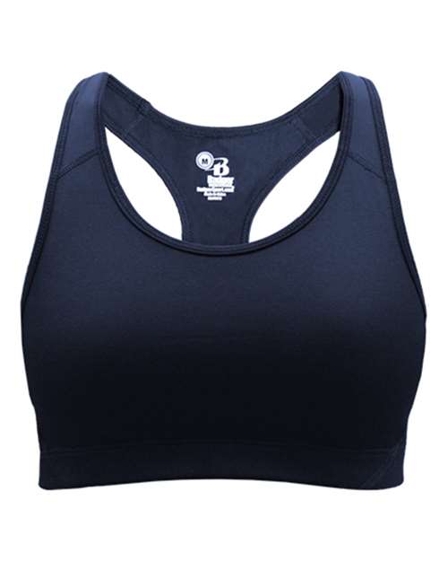 Badger 2636 Girls' B-Sport Bra Top #color_Navy