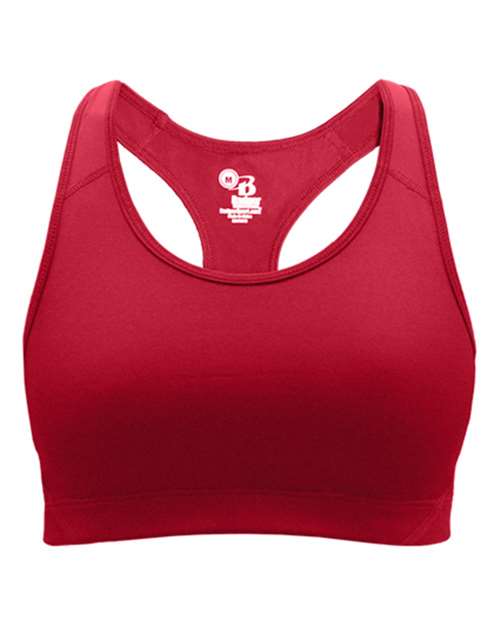 Badger 2636 Girls' B-Sport Bra Top #color_Red