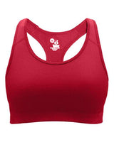 Badger 2636 Girls' B-Sport Bra Top #color_Red