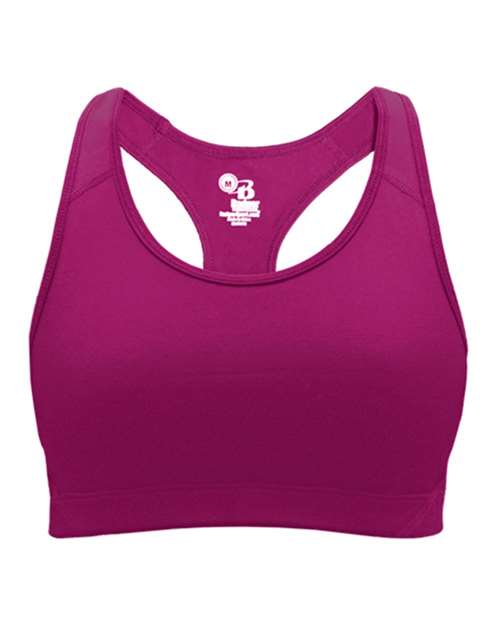 Badger 4636 Women's B-Sport Bra Top #color_Hot Pink