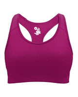 Badger 4636 Women's B-Sport Bra Top #color_Hot Pink