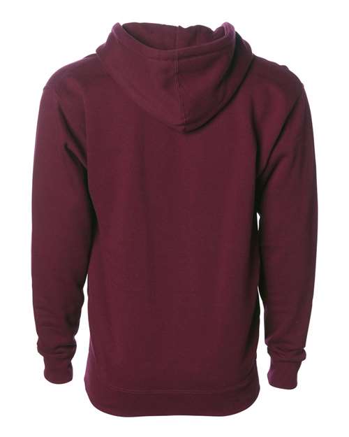 Independent Trading Co. IND4000Z Heavyweight Full-Zip Hooded Sweatshirt #color_Maroon