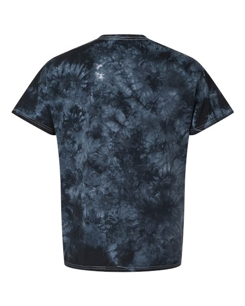 Dyenomite 200CR Crystal Tie-Dyed T-Shirt #color_Black Crystal