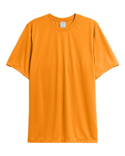Hanes 4820 Adult Cool DRI with FreshIQ T-Shirt #color_SAFETY ORANGE