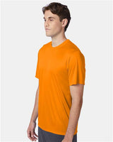 Hanes 4820 Adult Cool DRI with FreshIQ T-Shirt #color_SAFETY ORANGE