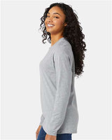 Hanes 498L Adult Nano-T Long-Sleeve T-Shirt #color_LIGHT STEEL