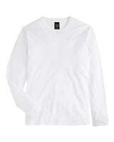 Hanes 498L Adult Nano-T Long-Sleeve T-Shirt #color_WHITE
