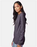 Hanes 5586 Adult Authentic-T Long-Sleeve T-Shirt #color_CHARCOAL HEATHER