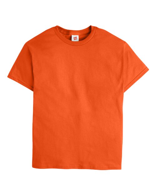 Hanes 5480 Youth Comfortsoft Cotton T-Shirt #color_ORANGE