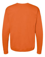 Hanes P1607 Unisex Ecosmart 50/50 Crewneck Sweatshirt #color_SAFETY ORANGE