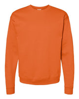 Hanes P1607 Unisex Ecosmart 50/50 Crewneck Sweatshirt #color_SAFETY ORANGE