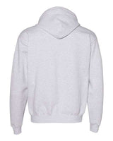 Hanes P180 Adult EcoSmart 50/50 Full-Zip Hooded Sweatshirt #color_ASH