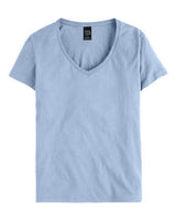 Hanes S04V Ladies' Nano-T V-Neck T-Shirt #color_LIGHT BLUE