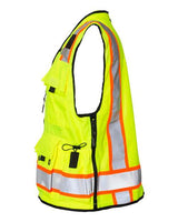 Kishigo S5000-5001 Professional Surveyors Vest #color_Lime