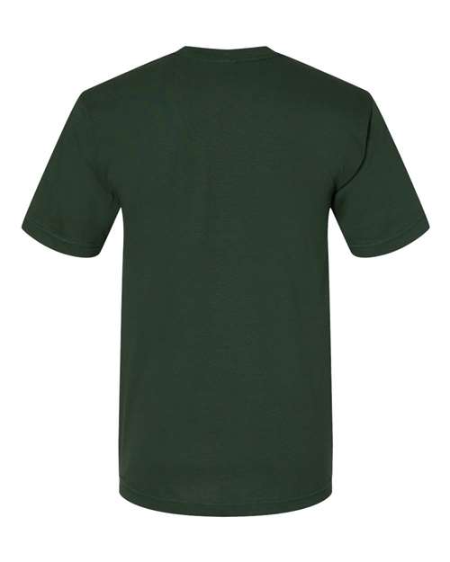 Bayside BA5040 Adult 5.4 oz., 100% Cotton T-Shirt #color_HUNTER GREEN