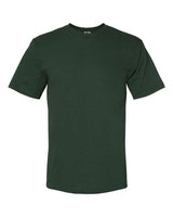 Bayside BA5040 Adult 5.4 oz., 100% Cotton T-Shirt #color_HUNTER GREEN