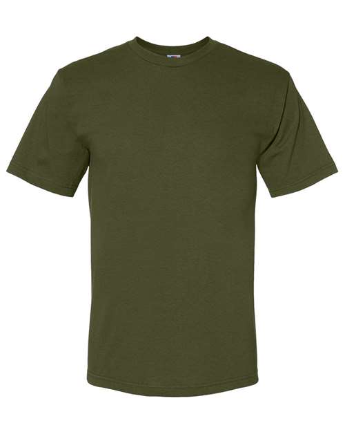 Bayside BA5040 Adult 5.4 oz., 100% Cotton T-Shirt #color_OLIVE