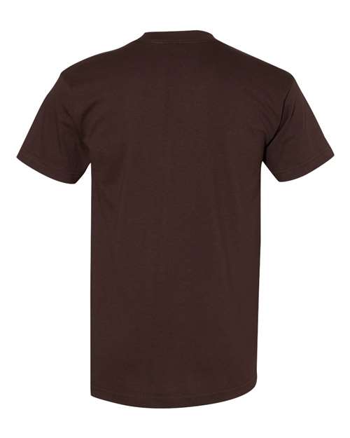 Bayside BA5100 Adult 6.1 oz., 100% Cotton T-Shirt #color_CHOCOLATE