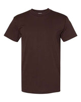 Bayside BA5100 Adult 6.1 oz., 100% Cotton T-Shirt #color_CHOCOLATE