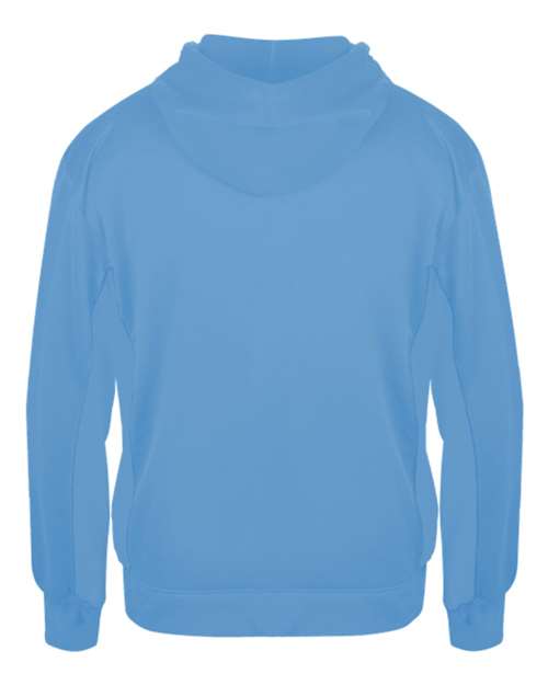 Badger 2454 Youth Performance Fleece Hooded Sweatshirt #color_Columbia Blue