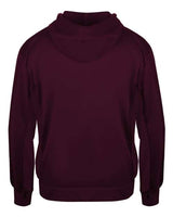 Badger 2454 Youth Performance Fleece Hooded Sweatshirt #color_Maroon