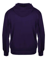 Badger 2454 Youth Performance Fleece Hooded Sweatshirt #color_Purple