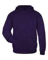 Badger 2454 Youth Performance Fleece Hooded Sweatshirt #color_Purple