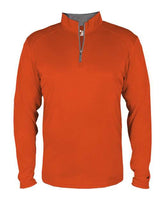 Badger 4102 B-Core Quarter-Zip Pullover #color_Burnt Orange/ Graphite