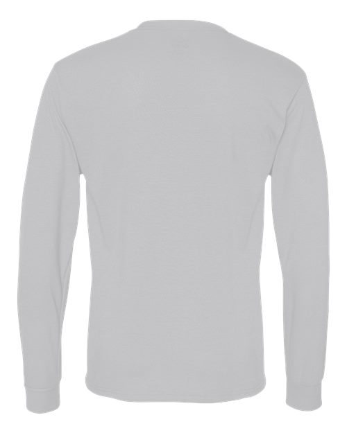 Jerzees 21ML Adult DRI-POWER SPORT Long-Sleeve T-Shirt #color_SILVER