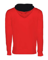 Next Level 9301 Unisex French Terry Pullover Hoodie #color_RED/ BLACK