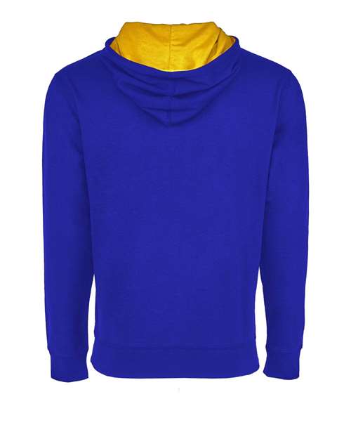 Next Level 9301 Unisex French Terry Pullover Hoodie #color_ROYAL/ GOLD