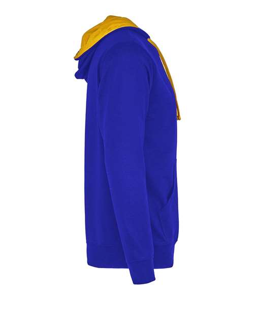 Next Level 9301 Unisex French Terry Pullover Hoodie #color_ROYAL/ GOLD