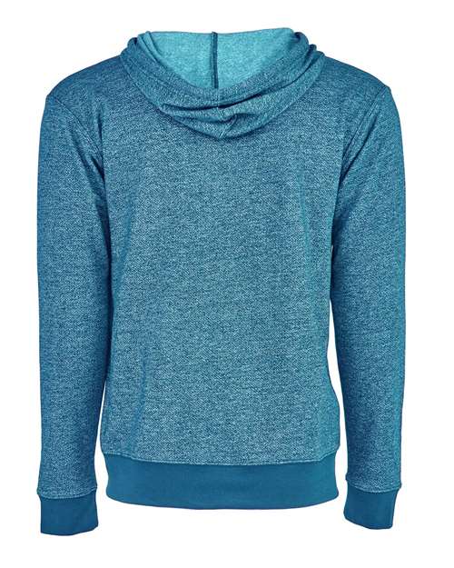 Next Level 9600 Adult Denim Fleece Full-Zip Hoodie #color_TURQUOISE