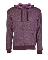 Next Level 9600 Adult Denim Fleece Full-Zip Hoodie #color_PLUM