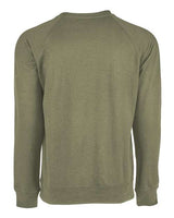Next Level N9000 Unisex French Terry Raglan Crew #color_MILITARY GREEN