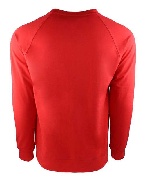 Next Level N9000 Unisex French Terry Raglan Crew #color_RED