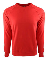 Next Level N9000 Unisex French Terry Raglan Crew #color_RED
