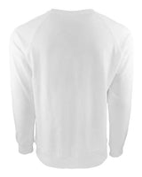 Next Level N9000 Unisex French Terry Raglan Crew #color_WHITE