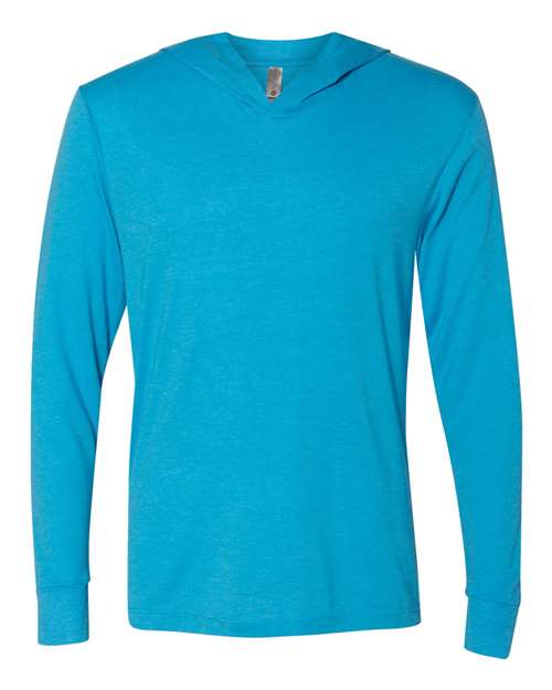 Next Level N6021 Adult Triblend Long-Sleeve Hoody #color_VIN TURQUOISE