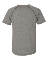 Next Level 2050 Men's Mock Twist Raglan T-Shirt #color_HEATHER GRAY