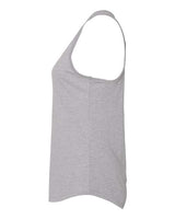 Next Level 6338 Ladies' Gathered Racerback Tank #color_HEATHER GRAY