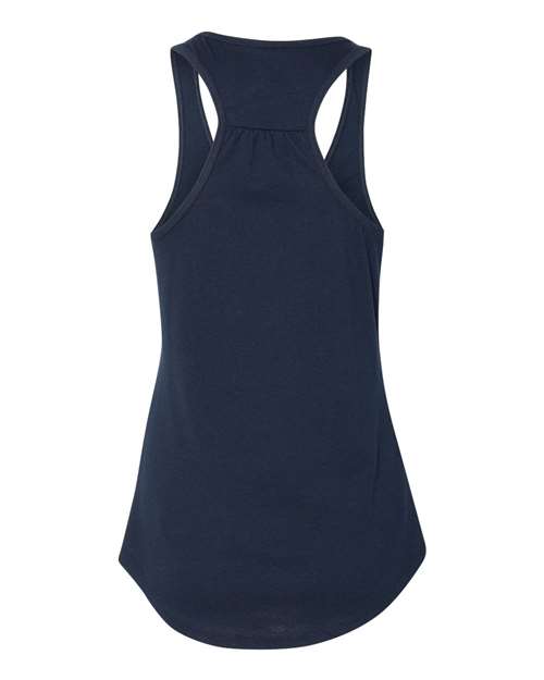 Next Level 6338 Ladies' Gathered Racerback Tank #color_MIDNIGHT NAVY