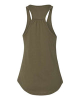 Next Level 6338 Ladies' Gathered Racerback Tank #color_MILITARY GREEN